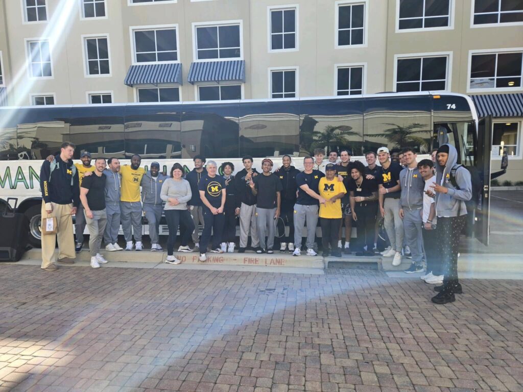 sports team charter bus tampa